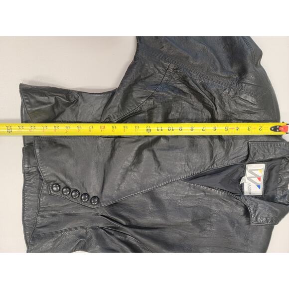 Authentic Vintage Black Leather Jacket - Picture 14 of 14